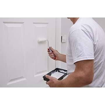 ProDec Advance 11 piece 4" Short Pile Microfibre Mini Paint Rollers and Frame