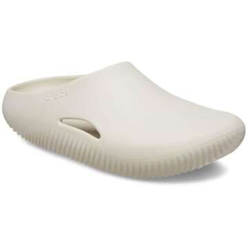 Crocs Unisex-Adult Mellow Clog, Stucco, 8 Women/6 Men White