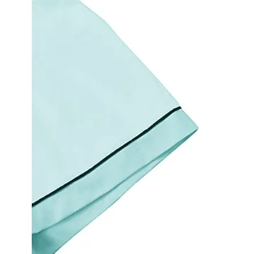 Floerns Women's Short Sleeve Pajama Set for Comfort