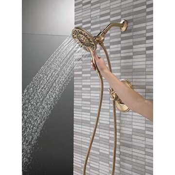 DELTA FAUCET T17294-CZ-I Linden 17 Series Shower Only, Without Rough, Champagne Bronze