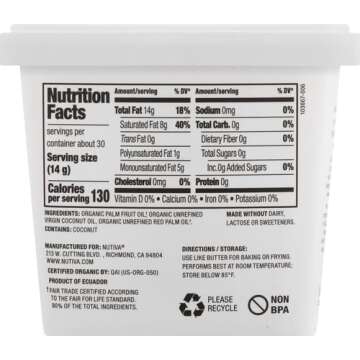Nutiva Organic Shortening, Original, 15 oz