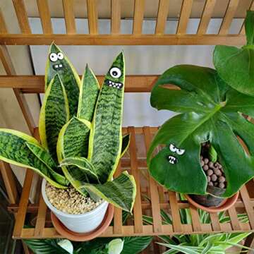 HOMDSG Monster Plant Magnets Eyes for Potted Plants, Funny Plant Safe Magnet Pins Charms, House Plan...