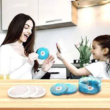 Funstorm Silicone Split Cups for Resin Crafting