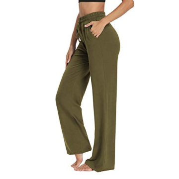 Sarin Mathews Comfy Yoga Pants with Pockets - Wide Leg