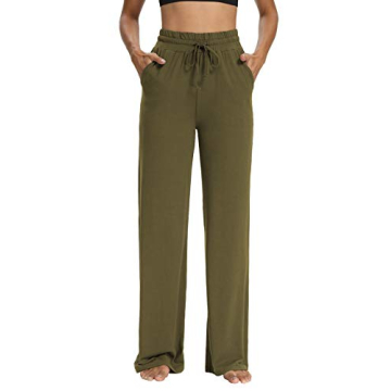 Sarin Mathews Comfy Yoga Pants with Pockets - Wide Leg