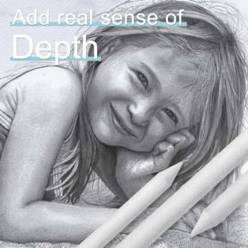 Jeimier 20PCS Blending Stumps for Sketching & Drawing