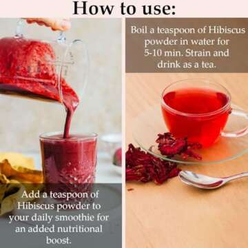 USDA Organic Hibiscus Powder for Hair Skin Health 227g