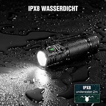 LUMINTOP D1 2000 Lumens EDC Flashlight - Compact & Powerful