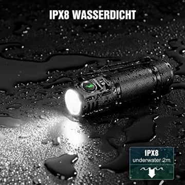 LUMINTOP D1 2000 Lumens EDC Flashlight - Compact & Powerful