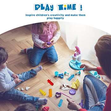 Rimobul Assorted Designs Dough Extruders Set - Set of 10 - Assorted Colors