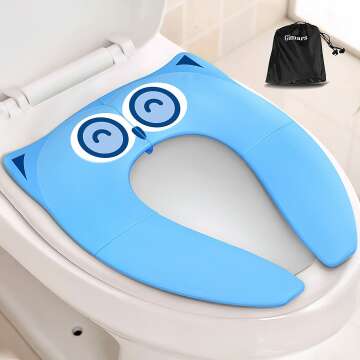 Gimars Portable Travel Potty Seat for Kids
