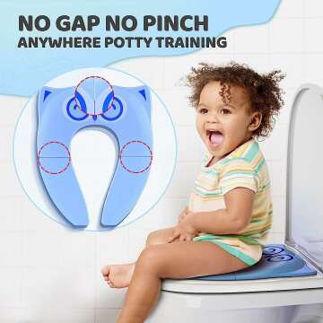 Gimars Portable Travel Potty Seat for Kids