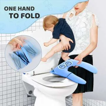 Gimars Portable Travel Potty Seat for Kids