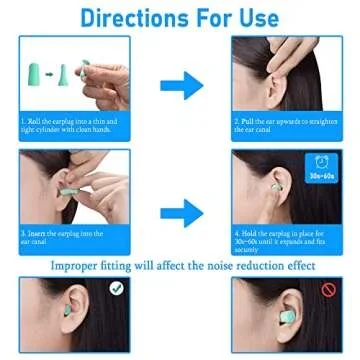 Zalik 100 Pair Noise Cancelling Ultra Soft Earplugs