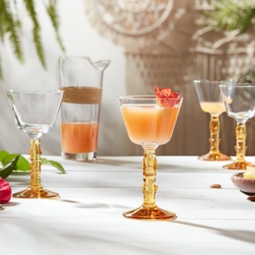 Libbey Tiki Mai Tai Glass Set - Stylish Vintage Cocktail Elegance