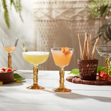 Libbey Tiki Mai Tai Glass Set - Stylish Vintage Cocktail Elegance