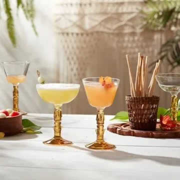 Libbey Tiki Mai Tai Glass Set - Stylish Vintage Cocktail Elegance