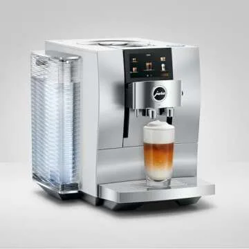Luxury Jura Z10 Aluminum White Coffee Machine for Exceptional Coffee Experience