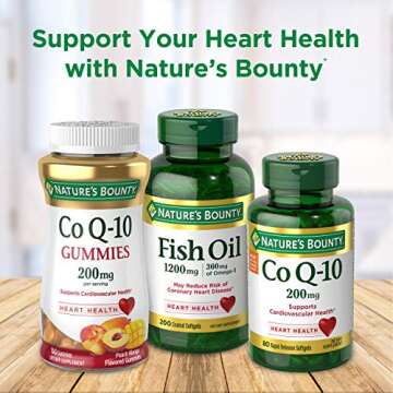 Nature's Bounty Fish Oil, Dietary Supplement, Omega 3, Supports Heart Health, 1200mg, Rapid Release Softgels, 320 Ct