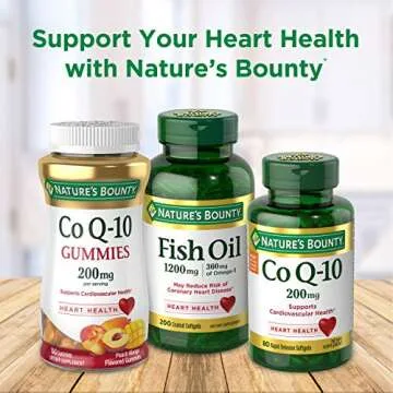 Nature's Bounty Fish Oil, Dietary Supplement, Omega 3, Supports Heart Health, 1200mg, Rapid Release Softgels, 320 Ct