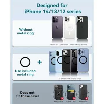 Tesheer for Tesla Phone Mount for Tesla Model 3/Y Phone Holder Magsafe Phone Mount Magnetic Phone Holder fit Tesla Model Y/3 Accessories 2024