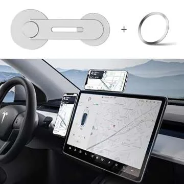 Tesheer for Tesla Phone Mount for Tesla Model 3/Y Phone Holder Magsafe Phone Mount Magnetic Phone Holder fit Tesla Model Y/3 Accessories 2024