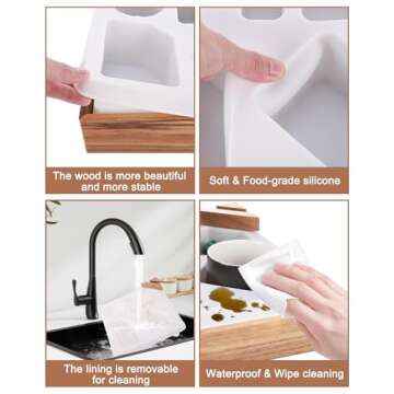 Couch Cup Holder Tray - Stylish Organizer for Snacks & Drinks