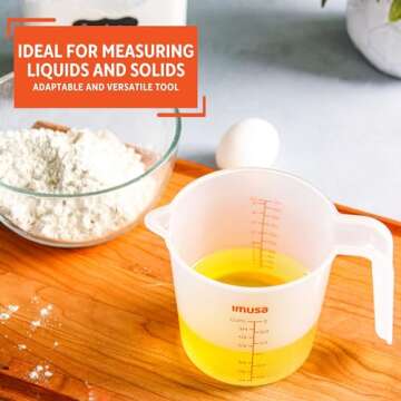 Precision IMUSA 2-Cup Measuring Cup for Baking & Cooking