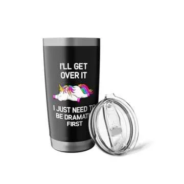 Funny Stainless Steel Insulated Tumbler - Get Dramatic!