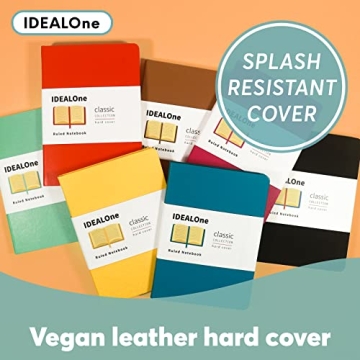 IDEALOne Journal A5 Leather-bound Notebook for Creative Minds