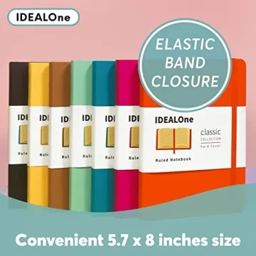 IDEALOne Journal A5 Leather-bound Notebook for Creative Minds