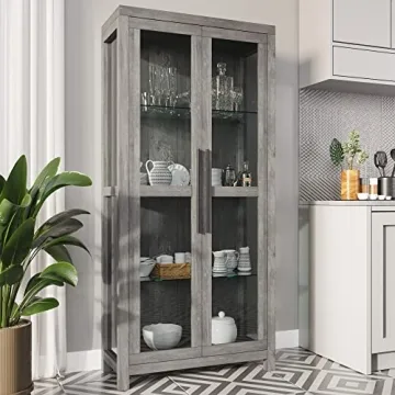 Avalon Curio Cabinet for Stylish Display in Living Rooms