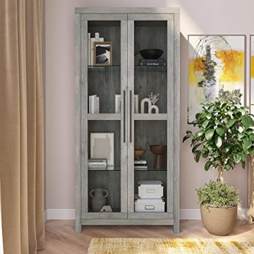 Avalon Curio Cabinet for Stylish Display in Living Rooms