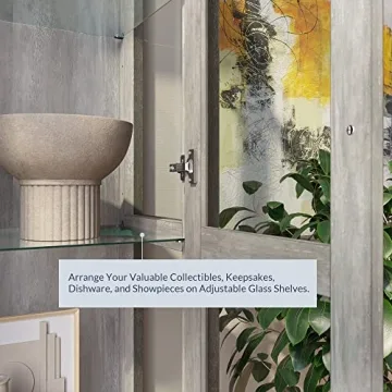 Avalon Curio Cabinet for Stylish Display in Living Rooms