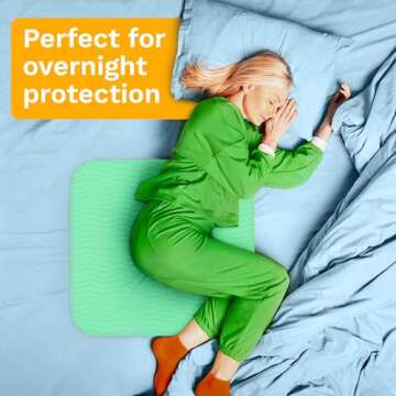 GREEN LIFESTYLE® Washable Underpads - Heavy Absorbency Reusable Bedwetting Incontinence Pads for Kids, Adults, Elderly, and Pets - Toddler Mattress Pads for Bed, Sofa, Couch, Floor (Pack of 6 - 34x36)