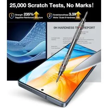 UltraGlass Unbreak TOP 9H+ Glass for Samsung Galaxy S25 Ultra Screen Protector [Military Grade Shatterproof & Longest Durable] Galaxy Screen Protector 25 Ultra Tempered Glass Full Coverage, 2 Pack