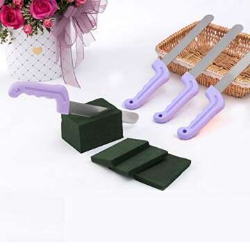Tinsow Floral Foam Knife Florist Professional Cutting Knife for Flower Foam Block, Cake, Fruit, Util...