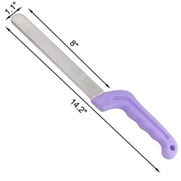 Tinsow Floral Foam Knife Florist Professional Cutting Knife for Flower Foam Block, Cake, Fruit, Utility Tool for Flower Clay Blocks (Light Purple)