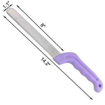 Tinsow Floral Foam Knife Florist Professional Cutting Knife for Flower Foam Block, Cake, Fruit, Utility Tool for Flower Clay Blocks (Light Purple)