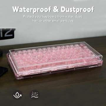 KiiBOOM Premium Acrylic Keyboard Cover for Ultimate Protection