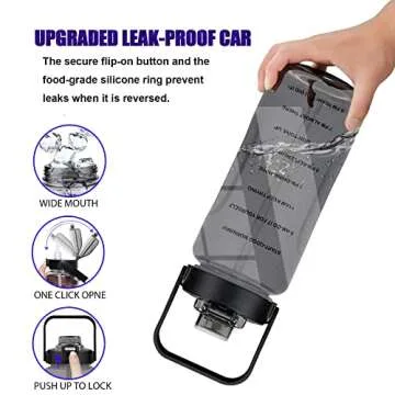 70oz Inspirational Water Bottle for Daily Hydration