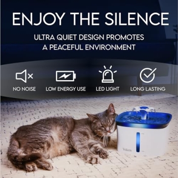 Veken Automatic 95oz Pet Fountain for Cats and Dogs