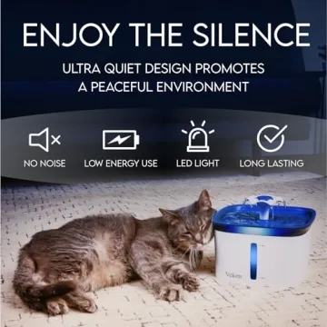 Veken Automatic 95oz Pet Fountain for Cats and Dogs