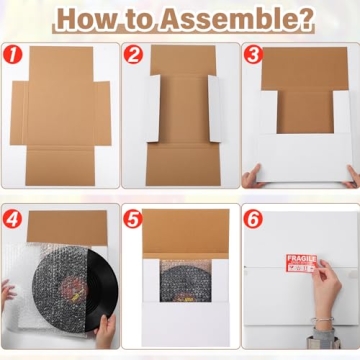 Janlaugh Vinyl Record Mailers - Safe Shipping Solution