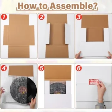 Janlaugh Vinyl Record Mailers - Safe Shipping Solution