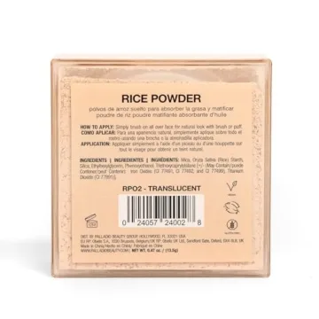 Palladio Loose Rice Powder for a Flawless Look