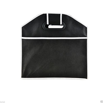TRADERPLUS Trunk Cargo Organizer Heavy Duty Folding Caddy Storage Collapse Bag Bin for Auto Car Truck SUV