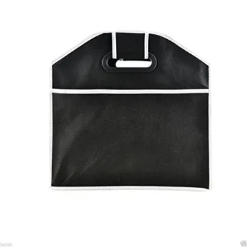 TRADERPLUS Trunk Cargo Organizer Heavy Duty Folding Caddy Storage Collapse Bag Bin for Auto Car Truck SUV