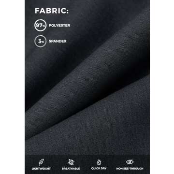 Willit Women's Work Pants Wide Leg Dress Pants High Waisted Casual Business Office Pants Slacks 31" Black L