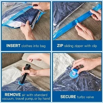 Efficient Space Saver Vacuum Bags for Travel and Storage